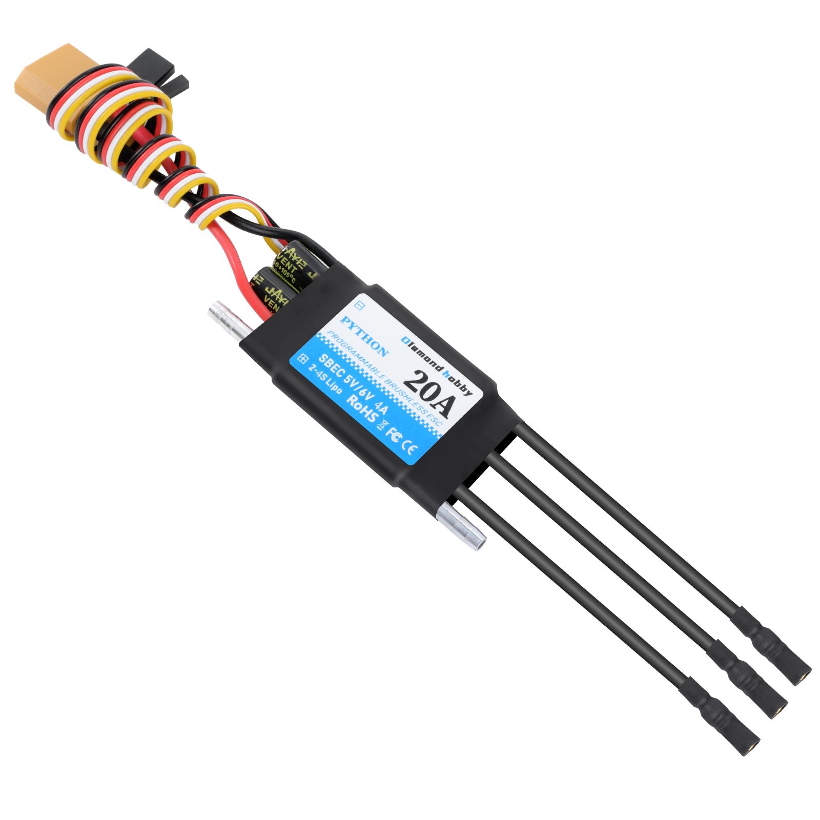 PYTHON Series Marine ESCs | High-Performance Waterproof  for RC Boats (20A-130A)