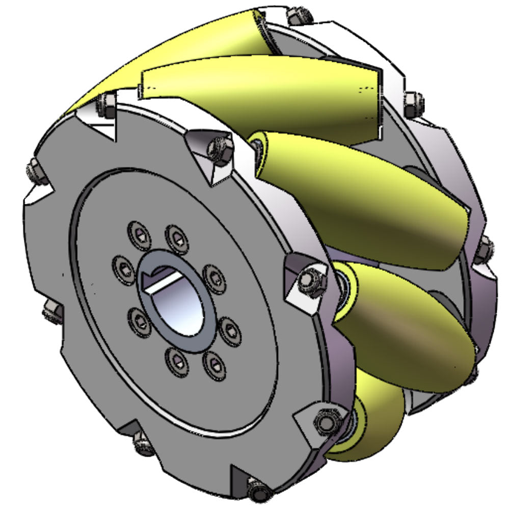 4 Inch(100mm) A Set Of 4 Heavy Duty Industrial Mecanum Omni Wheel（NM100A）
