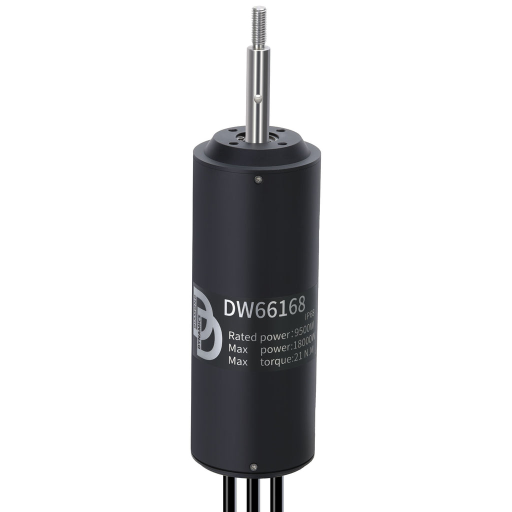 DW66168 18000W IP68 Waterproof Brushless Motor | 80KV-160KV High Torque 21Nm for ROV/Industrial