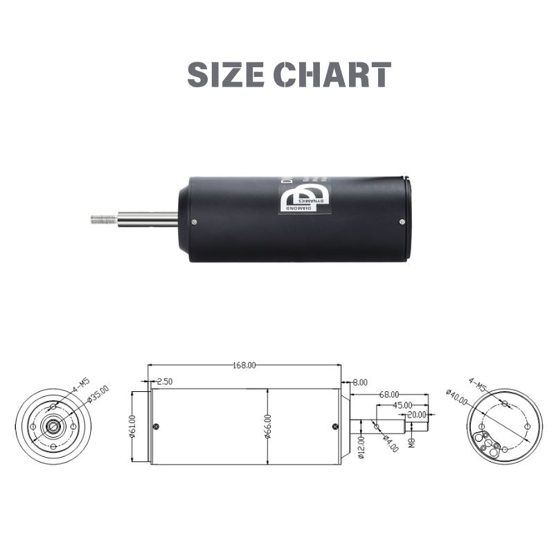 E30 80-160kv 9500w IP68 35-45KM Underwater Thruster With ESC and Remote