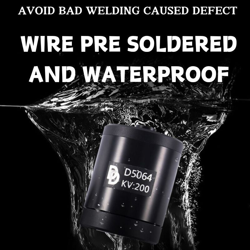 Most Choice DD5064 Waterproof  30-60V  2700W 200-250KV 200m Brushless Motor