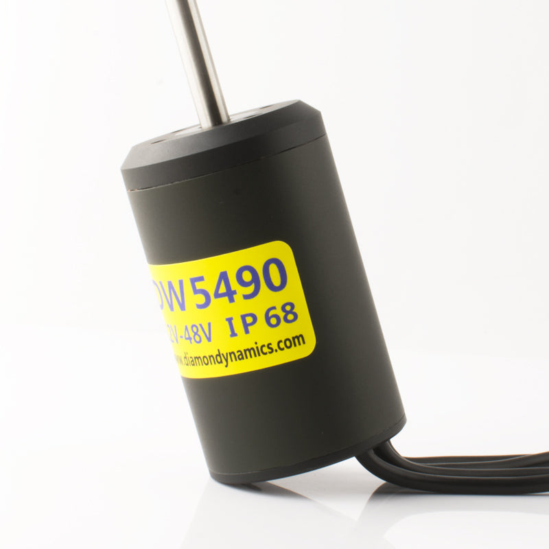DW5490 12-48V IP68 1850W Fully Sealed Brushless Motor For Underwater Facility