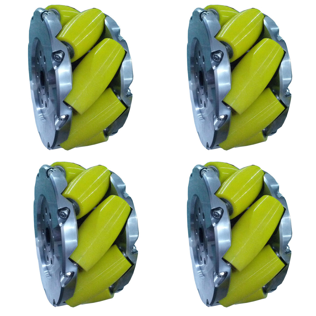 A Set Of 15 inch(375mm) 4500KG Mecanum Wheel With PU Roller(NM375A)