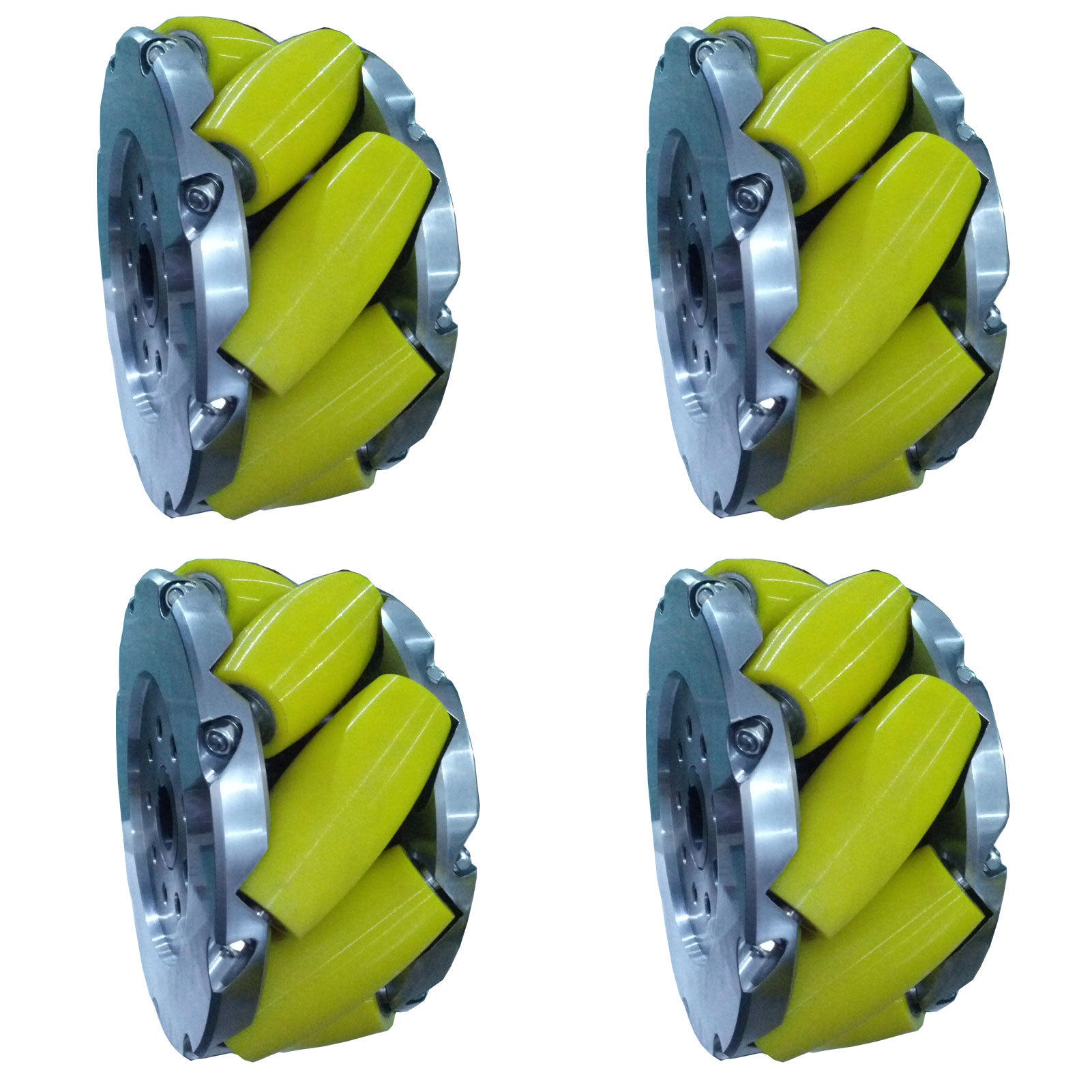 A Set Of 15 inch(375mm) 4500KG Mecanum Wheel With PU Roller(NM375A)