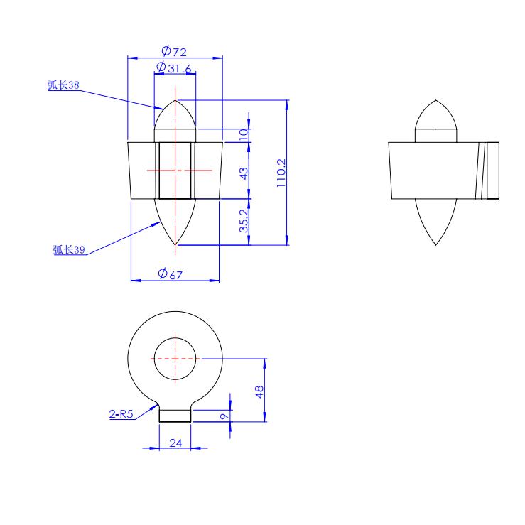 TD1.2 12V 312W 100M Underwater Thruster without ESC For Kayaks ROVs