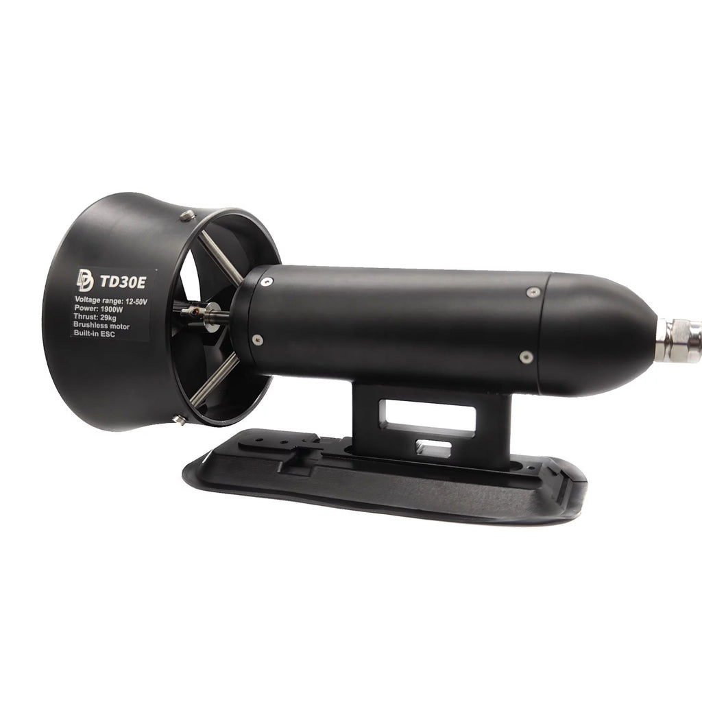 TD30E Reverse Nozzle Brushless Underwater Thruster - 30kg Thrust, 24-50V, Built-In ESC For SUP