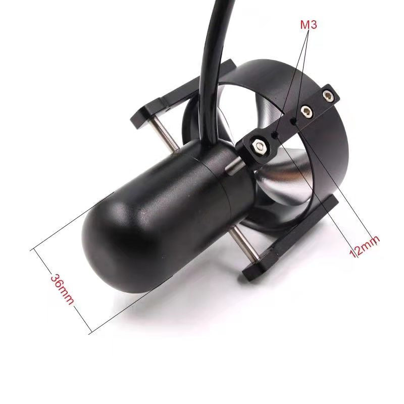 TD4.8  12-25V 12.8A  322.5W USV Rescue Equipment Underwater Thruster