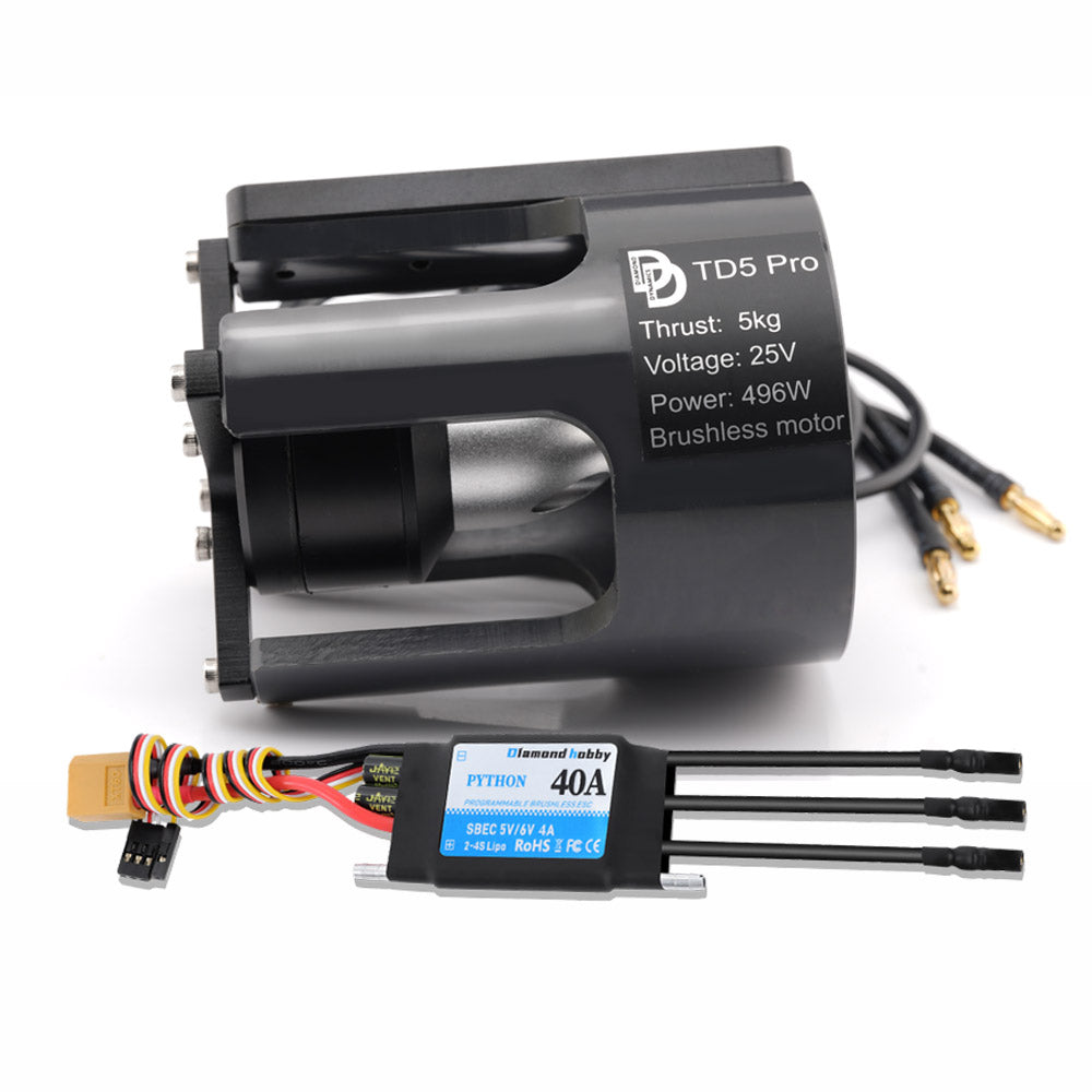 TD5PRO 5kg 12-24V 496W  Brushless Motor Underwater Thruster
