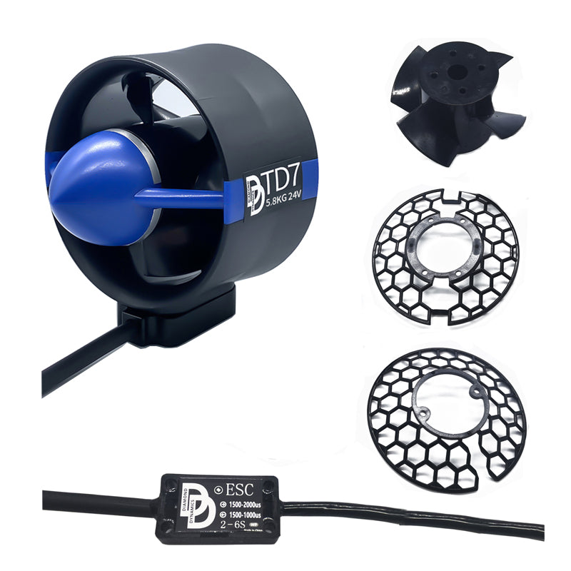 TD7 10-30V 6.7KG 450W ROV USV AUV Underwater Thruster