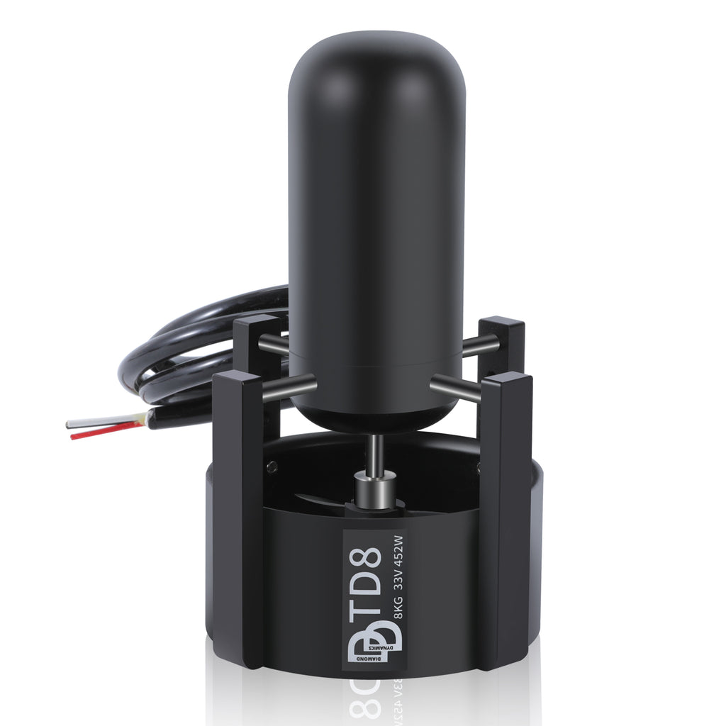 TD8 33V 452W Fully Sealed 6061 Aluminum Underwater Thruster For Boats