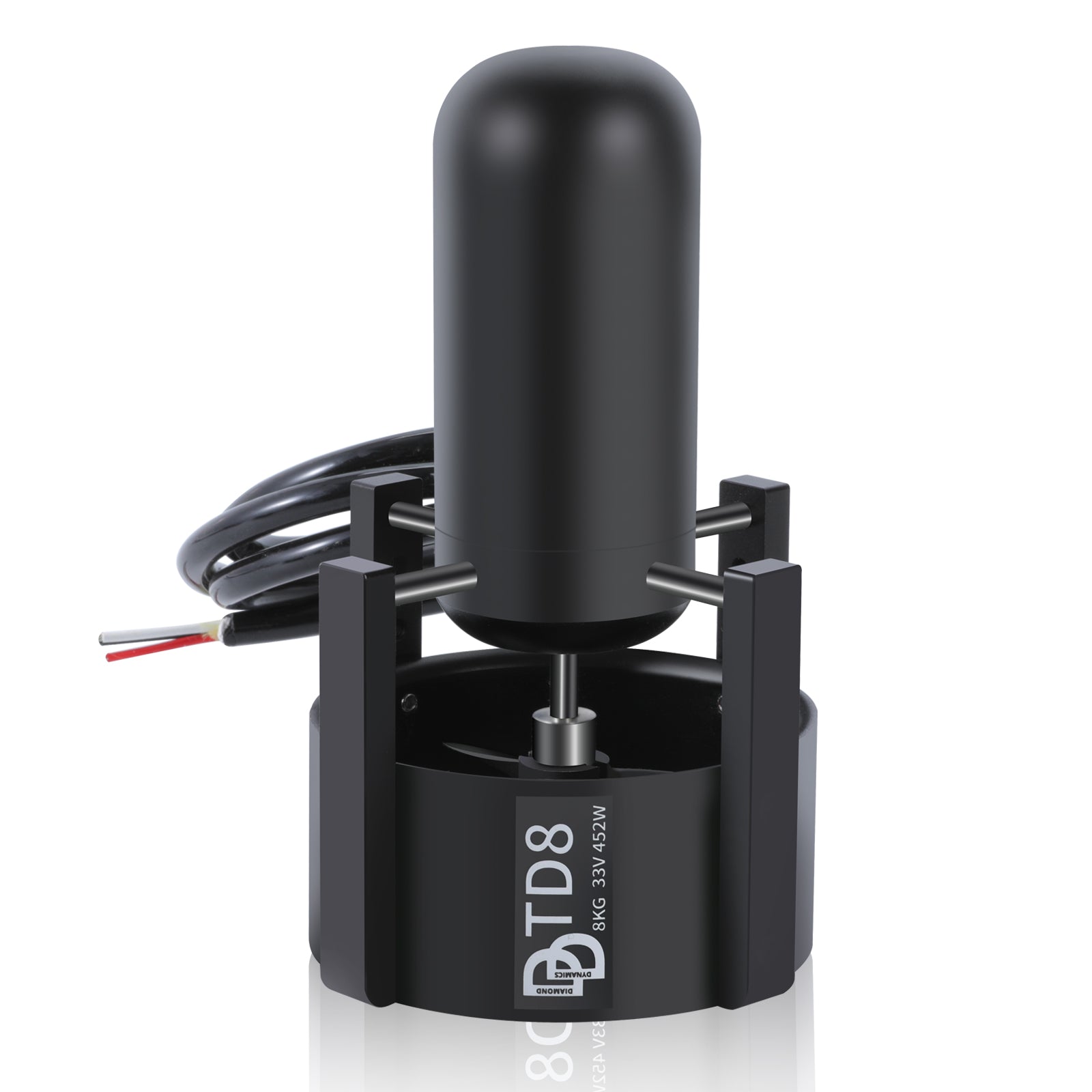 TD8 33V 452W Fully Sealed 6061 Aluminum Underwater Thruster For Boats
