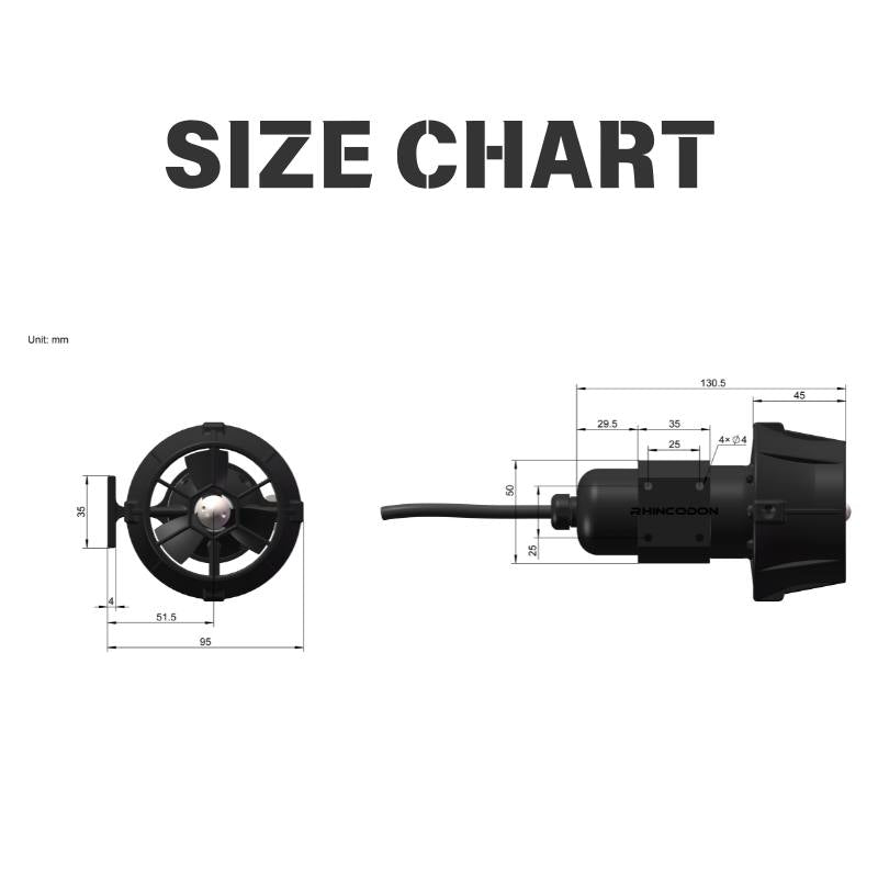 TDS3.4 24V 160W High Quality Kayak Surfboards SUP Underwater Thruster