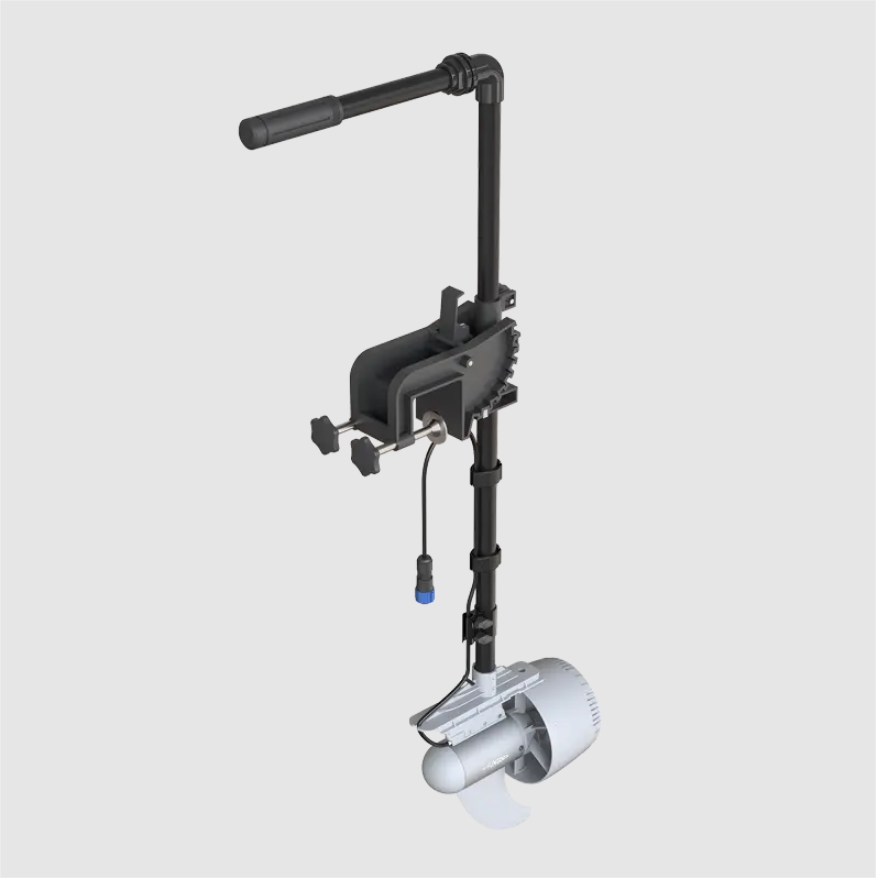 IP68 Steerable Outboard Motor Bracket  Waterproof Aluminum Alloy Mount