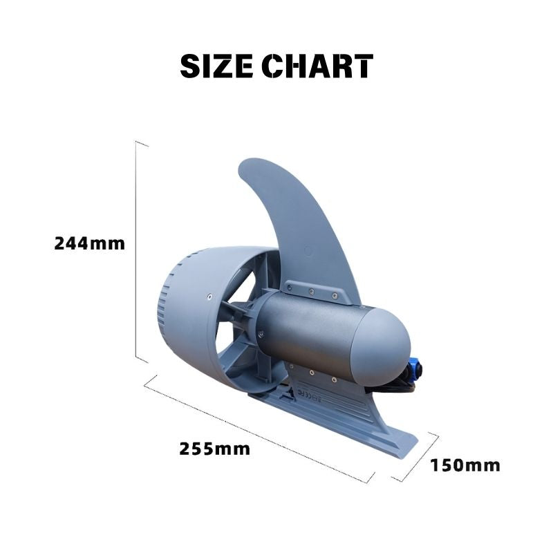 Y01 10km/h 22V 600W Electric  Fin Kit Underwater Thruster with Battery for SUP Paddle Board