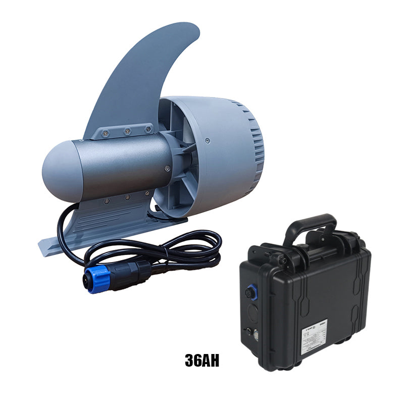 Y02 10km/h 22V 500W Electric  Fin Kit SUP Underwater Thruster with Battery for Paddle Board Boat