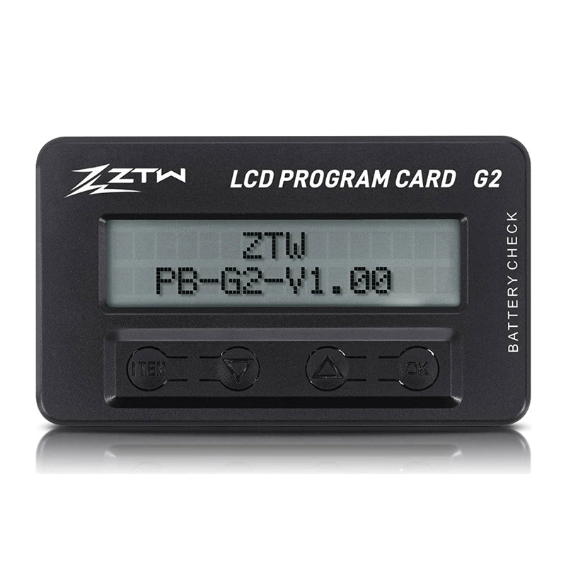 ZTW ESC Programming Card - Multi-Function Lipo Voltmeter & Servo Tester