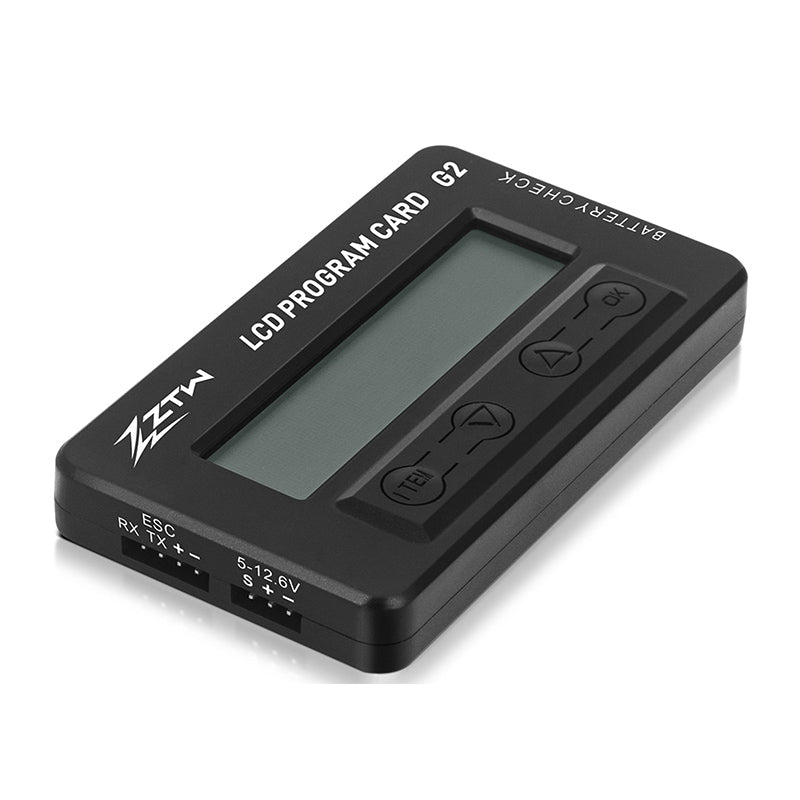 ZTW ESC Programming Card - Multi-Function Lipo Voltmeter & Servo Tester