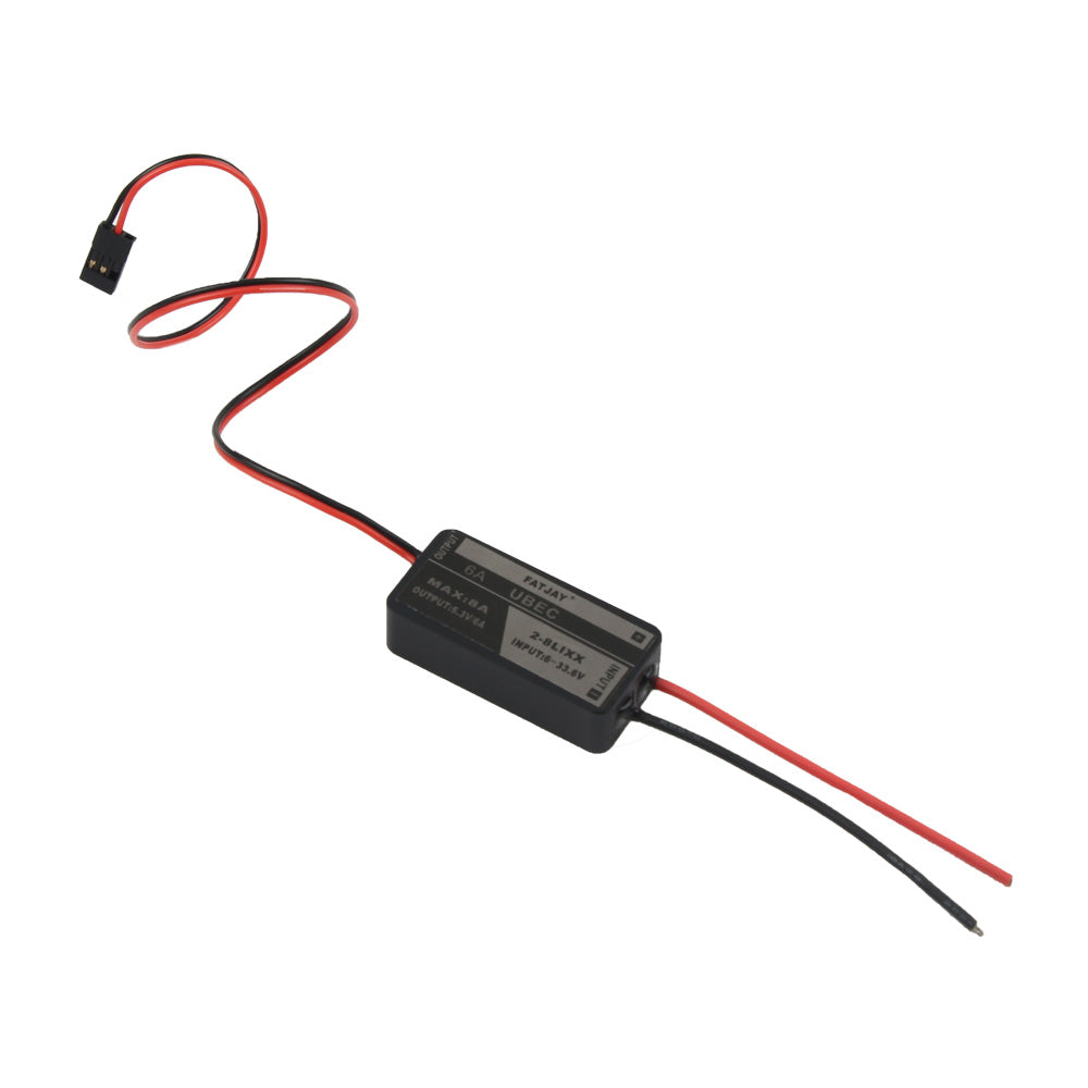 Waterproof Metal 6A UBEC 5.5V Output for 2-8S Lipo RC Models