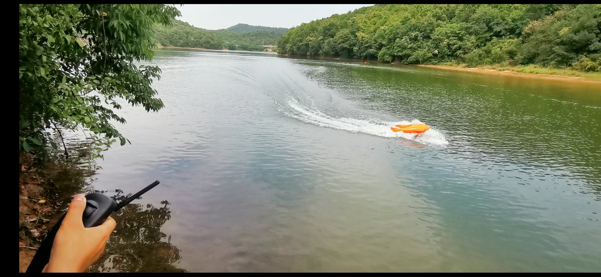DD 24V 20KM/h Electric Remote Control U-shaped Rescue Boat Lifebuoy Equipment