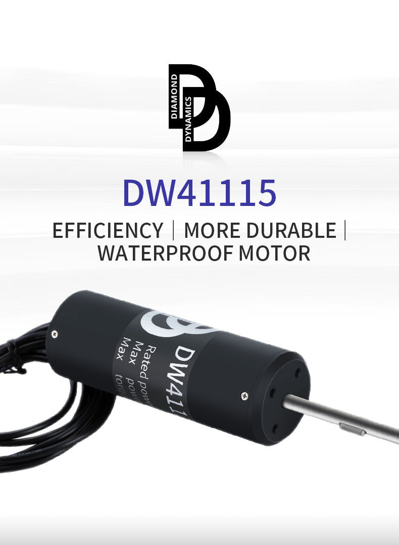 DW41115 3500W IP68 Waterproof Brushless Motor | 36V-62V  for ROV/AUV/Marine