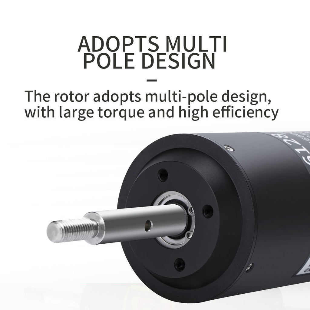 DW 66128 Waterproof  IP68  39-78V  6600W 7.5N.M Brushless Motor
