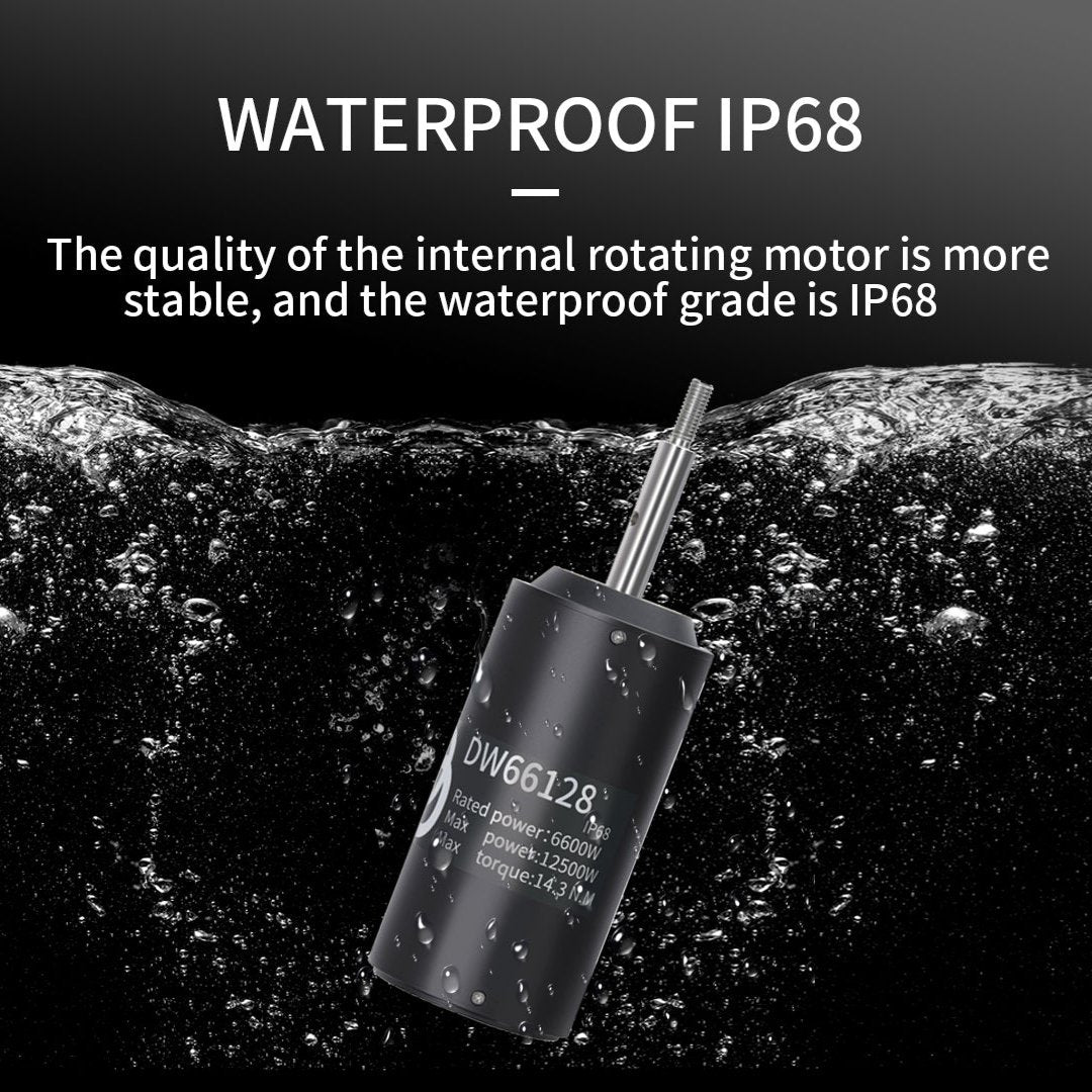 DW 66128 Waterproof  IP68  39-78V  6600W 7.5N.M Brushless Motor