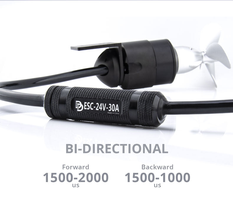 24V 30A Waterproof ESC |Forward and Reverse Electronic Speed Controller
