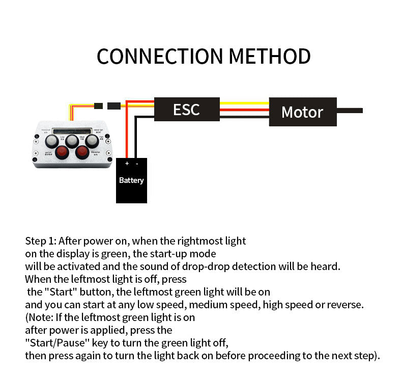 PWM Waterproof Wired Control Box for Hobbywater Underwater Thrusters