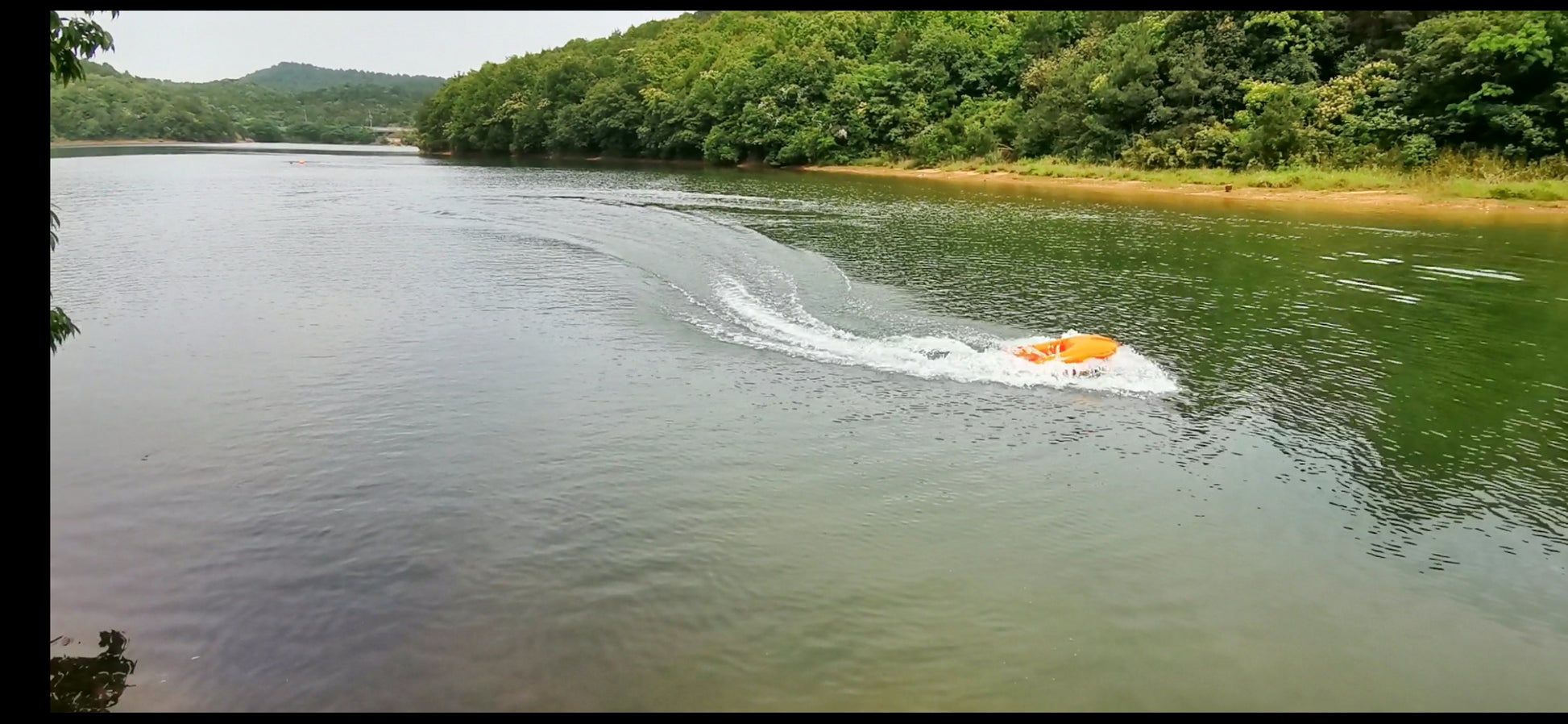 DD 24V 20KM/h Electric Remote Control U-shaped Rescue Boat Lifebuoy Equipment