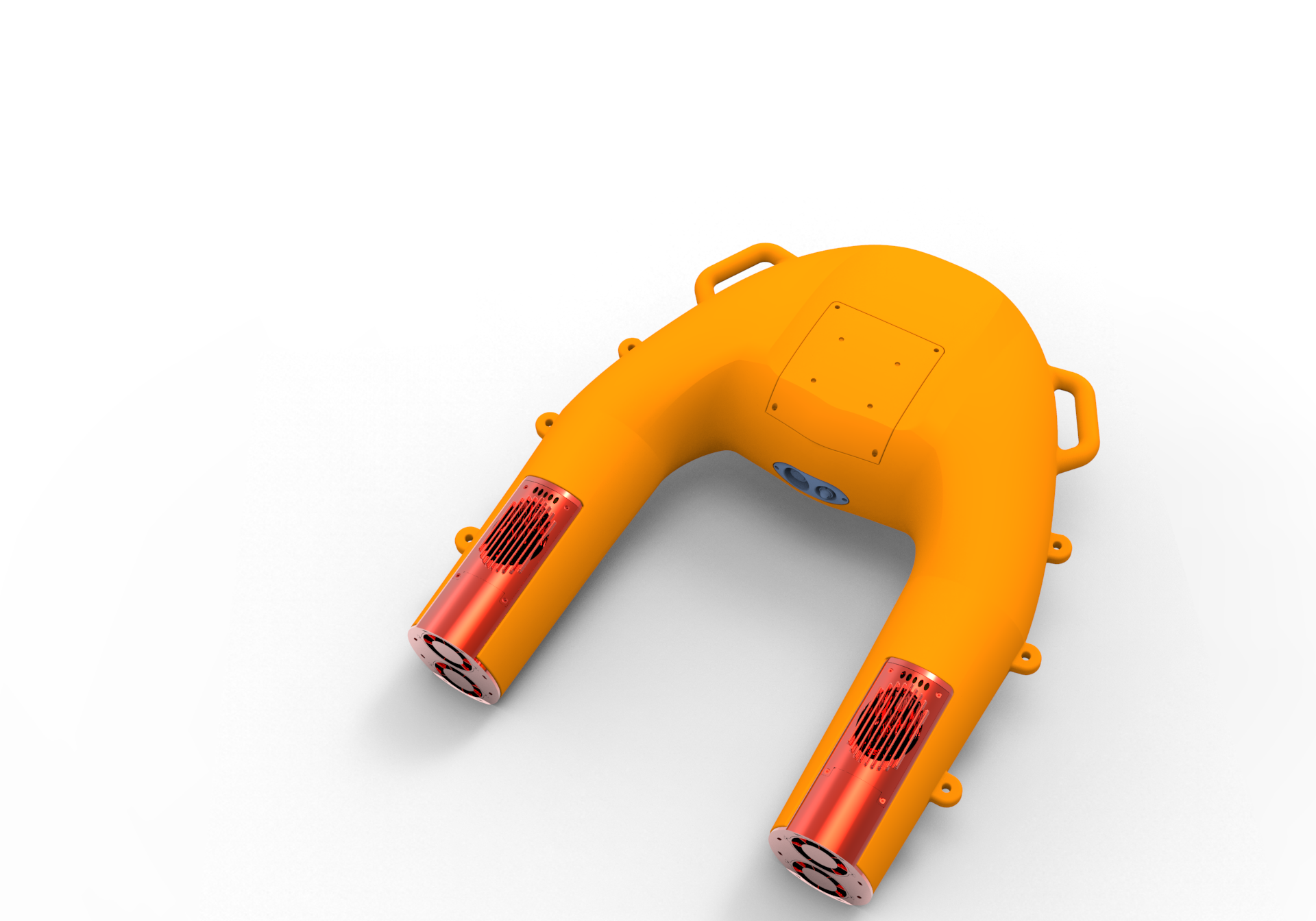 DD 24V 20KM/h Electric Remote Control U-shaped Rescue Boat Lifebuoy Equipment